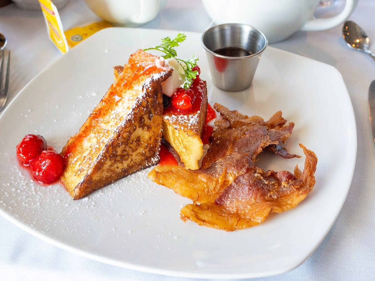 pain perdu fraise